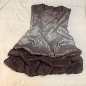 Short formal purple Ombre dress